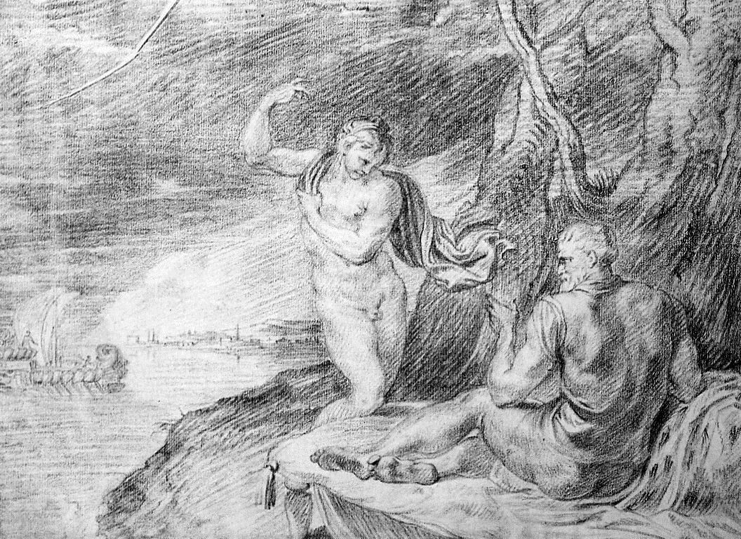 Minerva e Odisseo a Telemaco